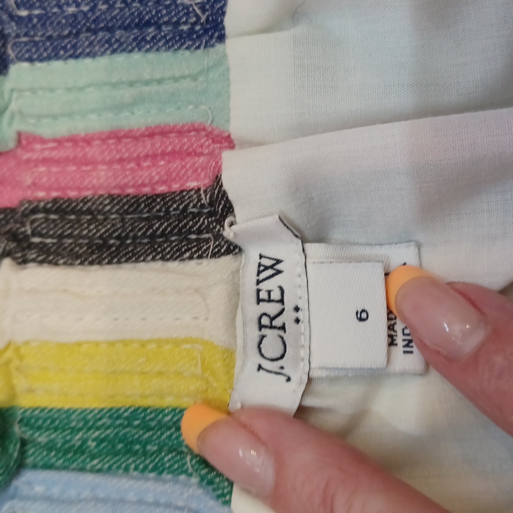 J. CREW Striped Skirt - Picture 5 of 7